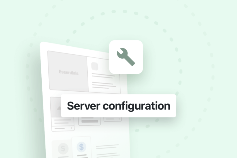 Setting up the recommended server configuration - Essentials Knowledge base
