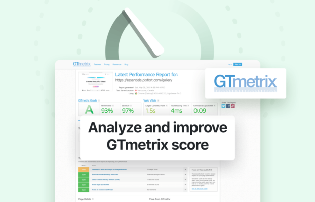 How to analyze and improve GTmetrix score