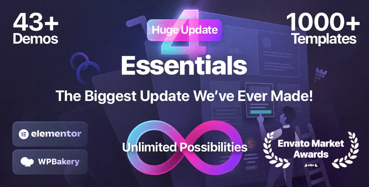 Essentials WordPress Theme – Multipurpose Elementor & WPBakery Theme